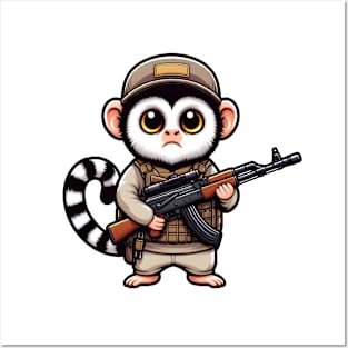 Tactical Marmoset Monkey Posters and Art